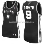 Maillot Femme San Antonio Spurs Parker Noir