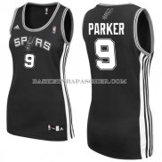 Maillot Femme San Antonio Spurs Parker Noir
