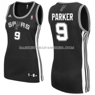 Maillot Femme San Antonio Spurs Parker Noir