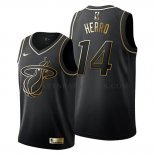 Maillot Golden Edition Miami Heat Tyler Herro Noir