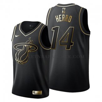 Maillot Golden Edition Miami Heat Tyler Herro Noir