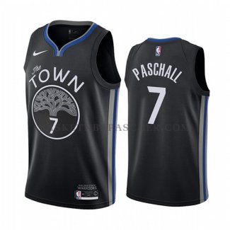 Maillot Golden State Warriors Eric Paschall Ville Edition Noir