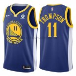Maillot Golden State Warriors Klay Thompson 2017-18 Bleu