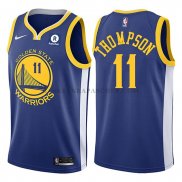 Maillot Golden State Warriors Klay Thompson 2017-18 Bleu