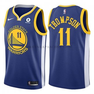 Maillot Golden State Warriors Klay Thompson 2017-18 Bleu