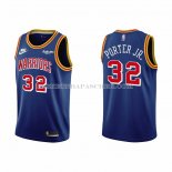 Maillot Golden State Warriors Otto Porter JR. NO 32 75th Anniversary Bleu
