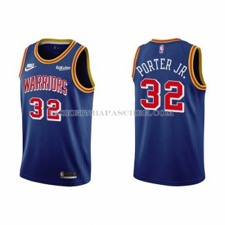 Maillot Golden State Warriors Otto Porter JR. NO 32 75th Anniversary Bleu