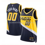 Maillot Indiana Pacers Personnalise Ville 2021-22 Bleu