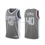 Maillot Los Angeles Clippers Ivica Zubac Earned 2020-21 Gris