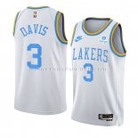 Maillot Los Angeles Lakers Anthony Davis NO 3 Classic 2022-23 Blanc