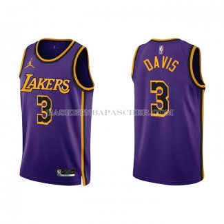 Maillot Los Angeles Lakers Anthony Davis NO 3 Statement 2022-23 Volet