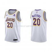 Maillot Los Angeles Lakers Mac Mcclung NO 20 Association 2021-22 Blanc