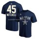 Maillot Manche Courte All Star 2024 Donovan Mitchell Bleu