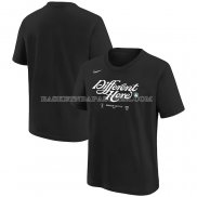 Maillot Manche Courte Boston Celtics 2024 NBA Playoffs Mantra Noir