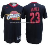 Maillot Manche Courte Cleveland Cavaliers James Noir