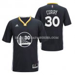Maillot Manche Courte Golden State Warriors Curry Noir