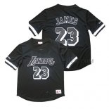 Maillot Manche Courte Los Angeles Lakers Lebron James Noir