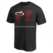 Maillot Manche Courte Miami Heat Whole New Game Noir