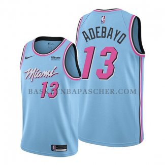 Maillot Miami Heat Bam Adebayo Ville 2019-20 Bleu
