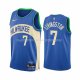 Maillot Milwaukee Bucks Chris Livingston NO 7 Ville 2023-24 Bleu