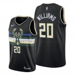 Maillot Milwaukee Bucks Marvin Williams Noir 2019-20 Statement