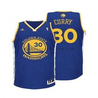 Maillot NBA Enfant Golden State Warriors Curry Bleu