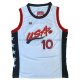 Maillot NBA USA 1996 Miller Blanc