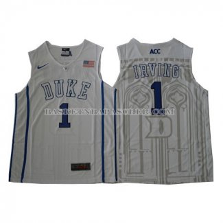 Maillot NCAA Duke Blue Devils Kyrie Irving Blanc