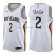 Maillot New Orleans Pelicans Ian Clark Association 2017-18 Blanc