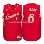 Maillot Noel Los Angeles Clippers Jordan 2015 Rouge