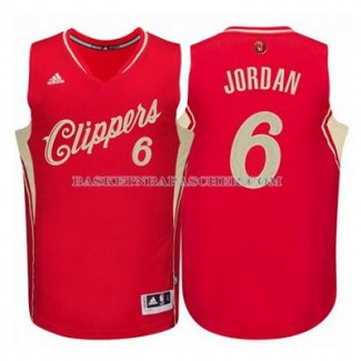 Maillot Noel Los Angeles Clippers Jordan 2015 Rouge