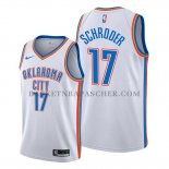 Maillot Oklahoma City Thunder Dennis Schroder Association Blanc Maillot Oklahoma City Thunder Dennis Schroder Association Blanc