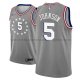 Maillot Philadelphia 76ers Amir Johnson Ciudad 2018-19 Gris
