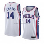 Maillot Philadelphia 76ers Jonathon Simmons Association 2018 Bla