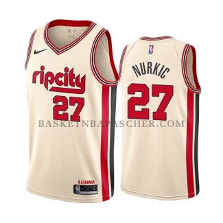 Maillot Portland Trail Blazers Jusuf Nurkic Ville Crema