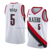 Maillot Portland Trail Blazers Rodney Hood Association 2018 Blan
