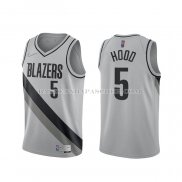 Maillot Portland Trail Blazers Rodney Hood Earned 2020-21 Gris