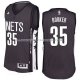 Maillot Remix Alternate Brooklyn Nets Booker 2016-17 Noir