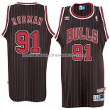 Maillot Retro Chicago Bulls Rodman Noir