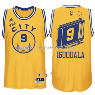 Maillot Retro City Bus Golden State Warriors Iguodala Jaune