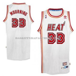 Maillot Retro Miami Heat Mourning Blanc