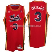 Maillot Retro Nata Philadelphia 76ers Iverson Rouge