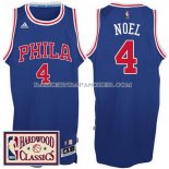 Maillot Retro Philadelphia 76ers Noel Bleu