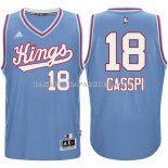 Maillot Retro Sacramento Kings Casspi 1985-86 Bleu