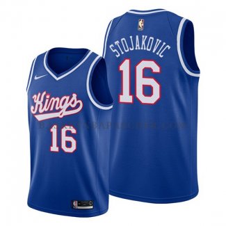 Maillot Sacramento Kings Peja Stojakovic Classic Edition 1990 1994 Bleu
