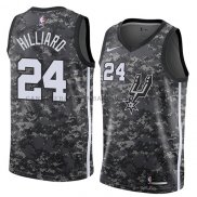 Maillot San Antonio Spurs Darrun Hilliard Ciudad 2018 Gris