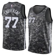 Maillot San Antonio Spurs Joffrey Lauvergne Ciudad 2018 Gris