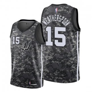 Maillot San Antonio Spurs Quinndary Weatherspoon Ville 2019-20 Camuflaje