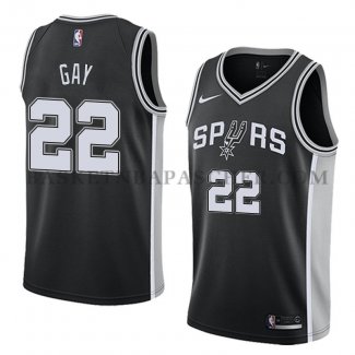 Maillot San Antonio Spurs Rudy Gay Icon 2017-18 Noir