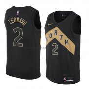 Maillot Toronto Raptors Kawhi Leonard Ville 2018 Noir